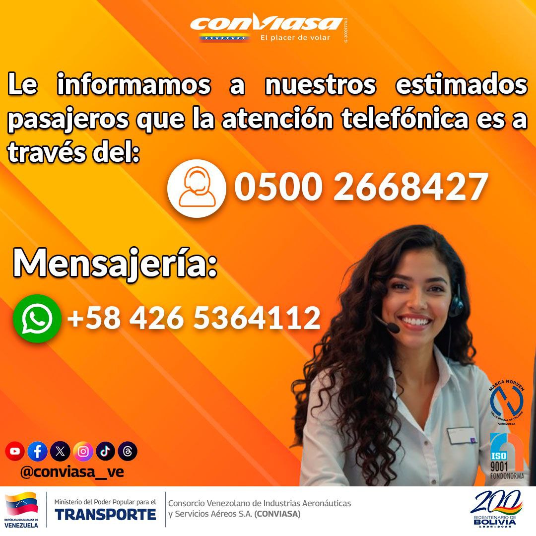 Comunicado Conviasa