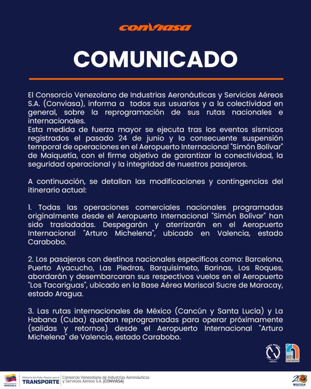 Comunicado